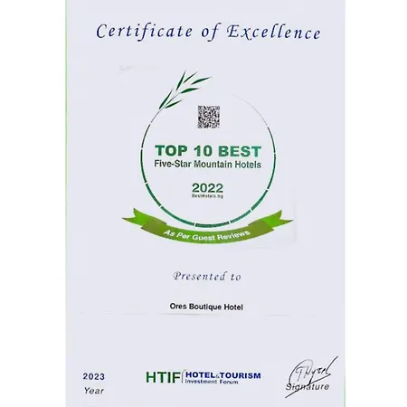 Ores Boutique 5* Bansko